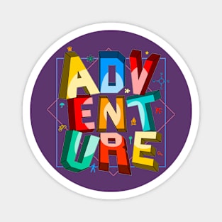 colorful adventure Magnet